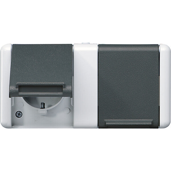 JUNG SCHUKO-Steckdose 2-fach 16A 250V 8220-1 W